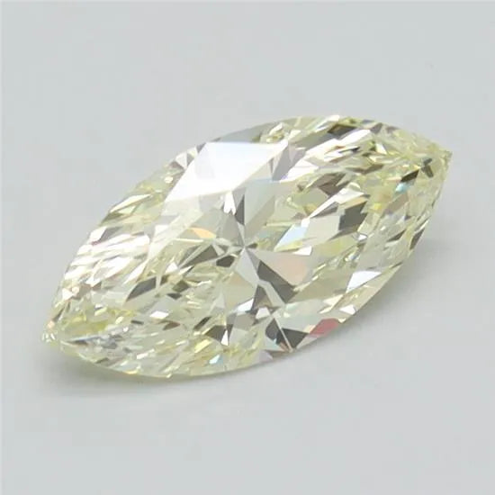 0.70ct Marquise Lab Grown Diamond (Colour Fancy Light Yellow, Clarity IF, Cut GD, IGI Certified)