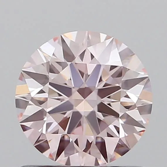 0.77ct Round Lab Grown Diamond (Colour Fancy Intense Pink, Clarity VVS2, Cut ID, IGI Certified)