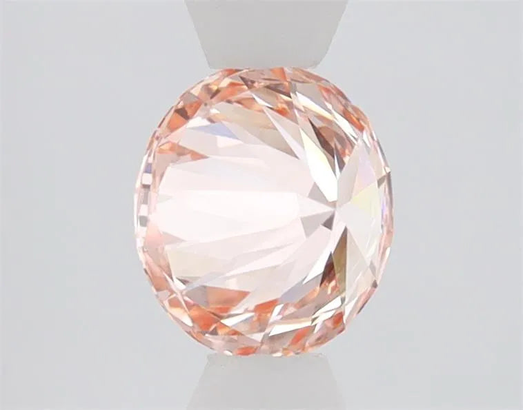 0.90ct Round Lab Grown Diamond (Colour Fancy Intense Pink, Clarity VVS2, Cut EX, IGI Certified)