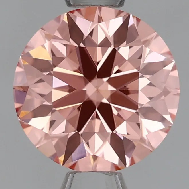 0.95ct Round Lab Grown Diamond (Colour Fancy Intense Pink, Clarity VS2, Cut ID, IGI Certified)