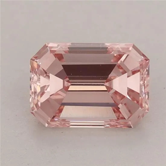 0.99ct Emerald Lab Grown Diamond (Colour Fancy Intense Pink, Clarity VS1, IGI Certified)