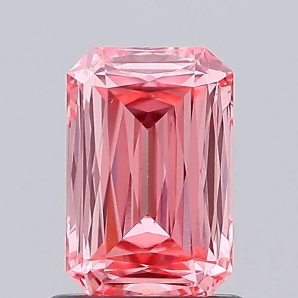 1.04ct Radiant Lab Grown Diamond (Colour Fancy Vivid Pink, Clarity VS1, IGI Certified)