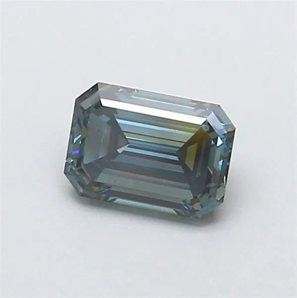 1.06ct Emerald Lab Grown Diamond (Colour Fancy Deep Blue, Clarity VS1, IGI Certified)