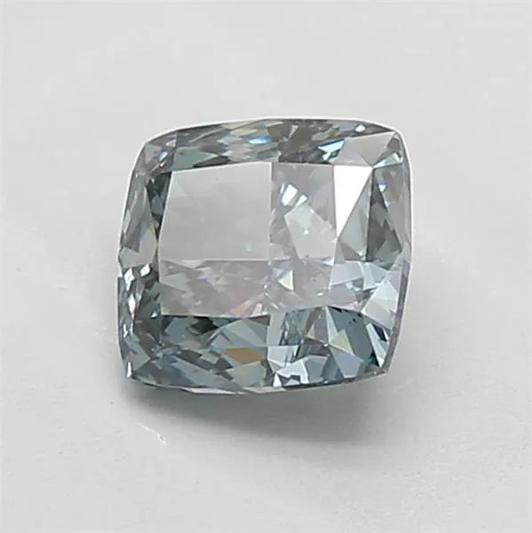 1.14ct Cushion modified Lab Grown Diamond (Colour Fancy Deep Green, Clarity VVS2, IGI Certified)