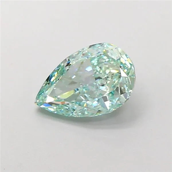1.39ct Pear Lab Grown Diamond (Colour Fancy Intense Green, Clarity VVS2, IGI Certified)