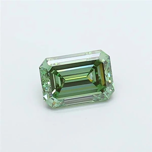 1.52ct Emerald Lab Grown Diamond (Colour Fancy Vivid Green, Clarity VS1, IGI Certified)