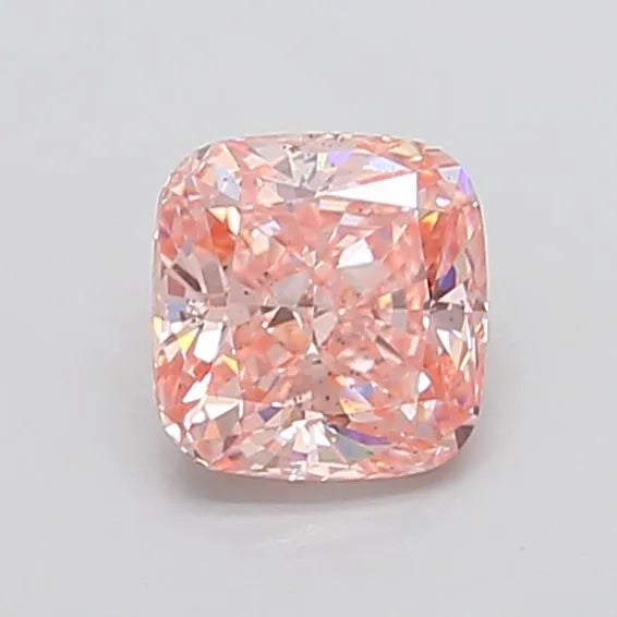 1.54ct Cushion modified Lab Grown Diamond (Colour Fancy Vivid Pink, Clarity SI1, IGI Certified)