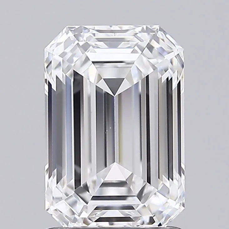 1.56ct Emerald Lab Grown Diamond (Colour E, Clarity VVS1, IGI Certified)