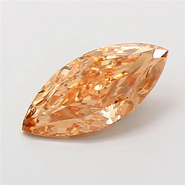 2.00ct Marquise Lab Grown Diamond (Colour Fancy Intense Orangey Yellow, Clarity VS1, IGI Certified)