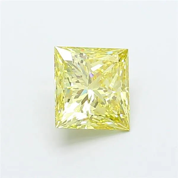 2.04ct Princess Lab Grown Diamond (Colour Fancy Intense Yellow, Clarity VS2, IGI Certified)