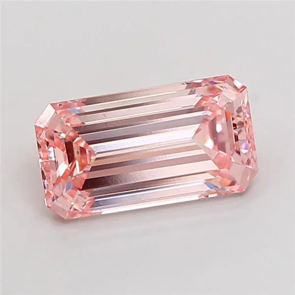 2.09ct Emerald Lab Grown Diamond (Colour Fancy Intense Pink, Clarity VS2, IGI Certified)