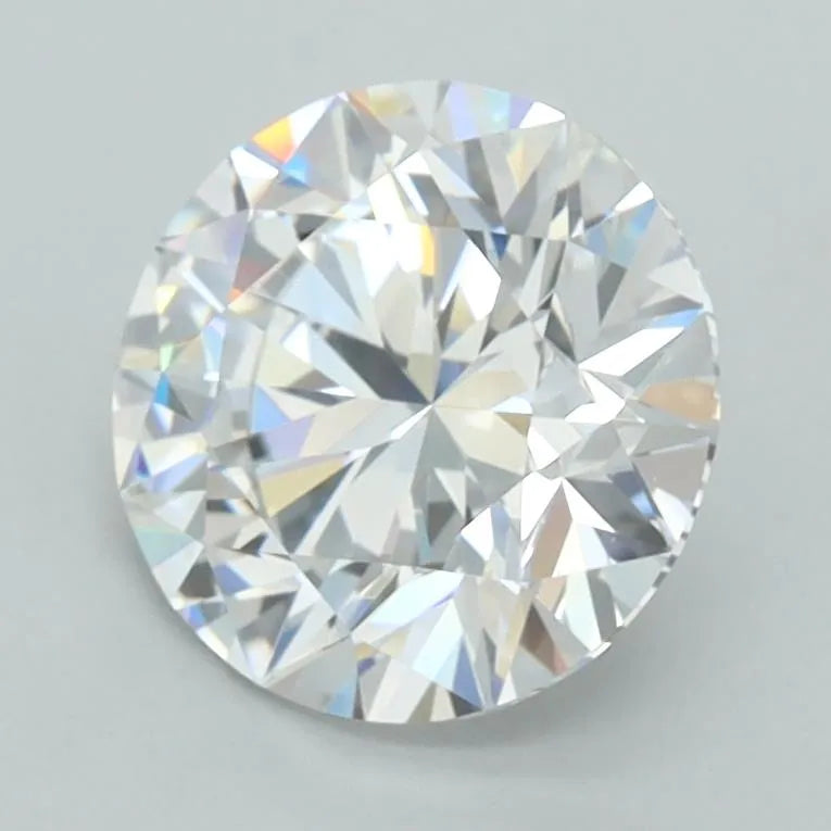 2.09ct Round Lab Grown Diamond (Colour D, Clarity FL, Cut EX, GCAL Certified)