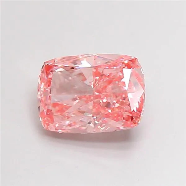 2.21ct Cushion modified Lab Grown Diamond (Colour Fancy Vivid Pink, Clarity SI1, IGI Certified)