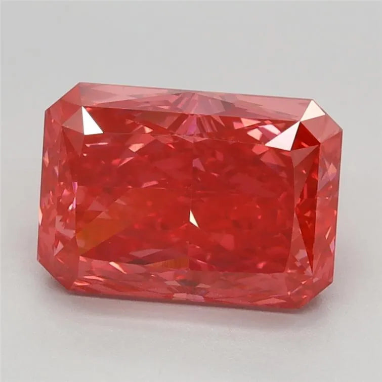 2.30ct Radiant Lab Grown Diamond (Colour Fancy Vivid Pink, Clarity VS1, IGI Certified)