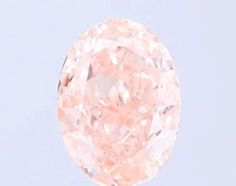 2.56ct Oval Lab Grown Diamond (Colour Fancy Brownish Pink, Clarity VS2, IGI Certified)