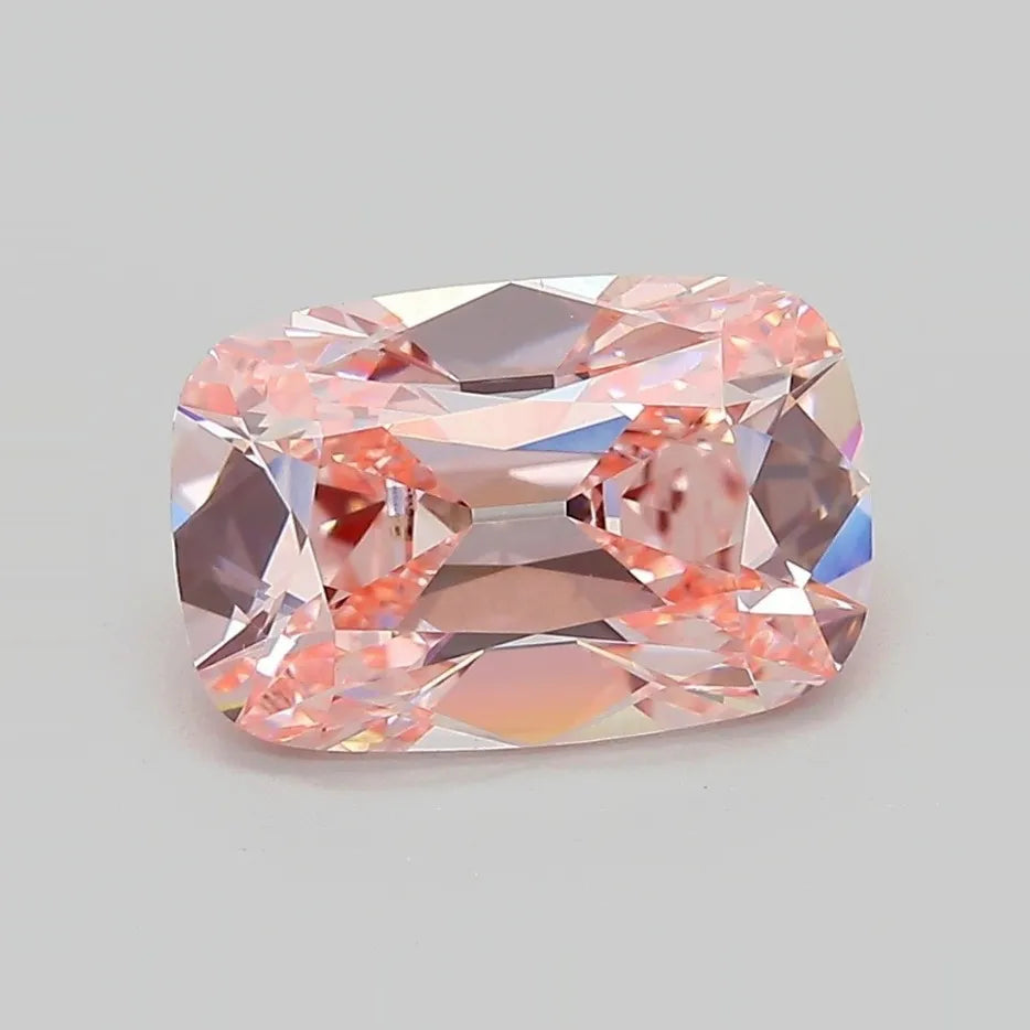2.74ct Cushion brilliant Lab Grown Diamond (Colour Fancy Intense Pink, Clarity VS1, IGI Certified)
