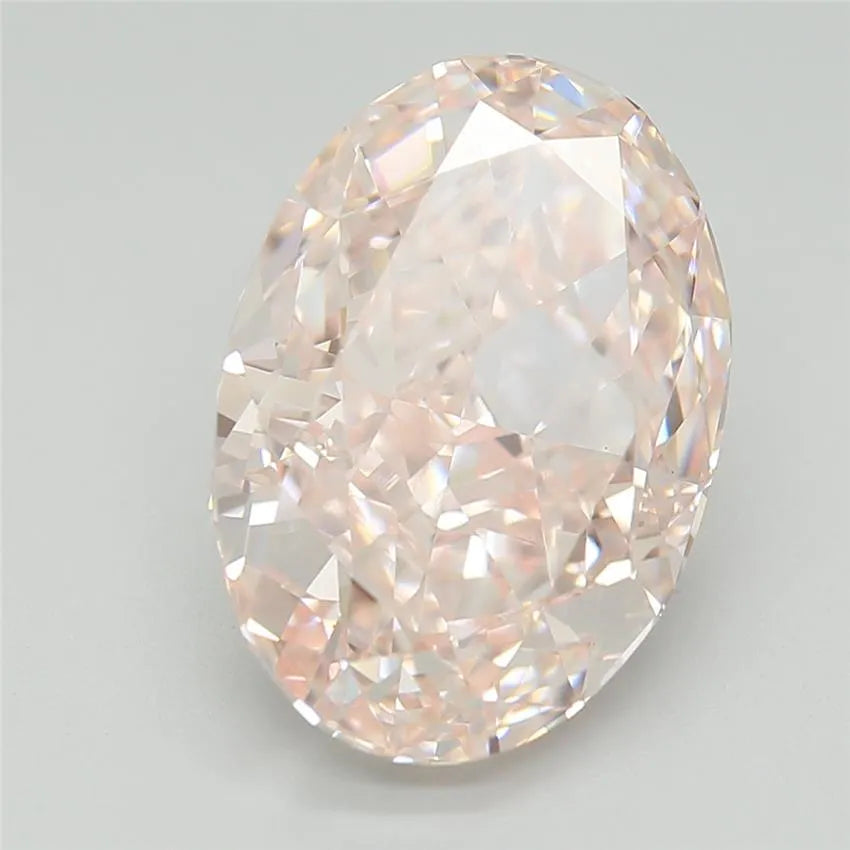 3.11ct Oval Lab Grown Diamond (Colour Fancy Intense Pink, Clarity VS1, IGI Certified)