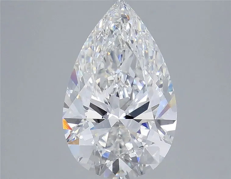 3.87ct Pear Lab Grown Diamond (Colour E, Clarity VVS2, IGI Certified)