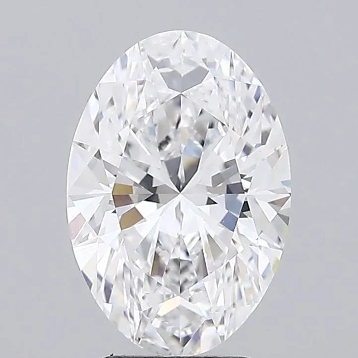 4.00ct Oval Lab Grown Diamond (Colour D, Clarity VVS2, IGI Certified)