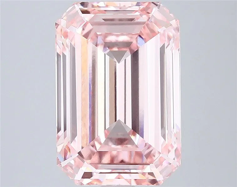 4.07ct Emerald Lab Grown Diamond (Colour Fancy Intense Pink, Clarity VVS2, IGI Certified)