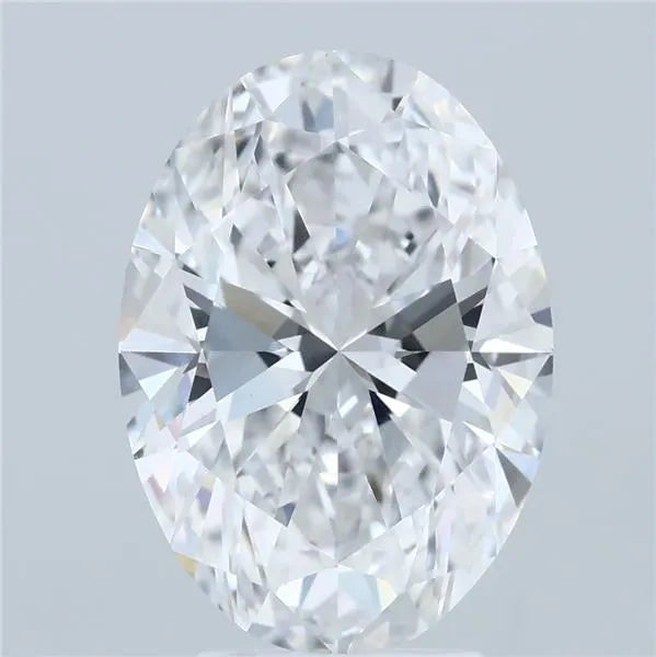 4.21ct Oval Lab Grown Diamond (Colour D, Clarity VVS2, IGI Certified)