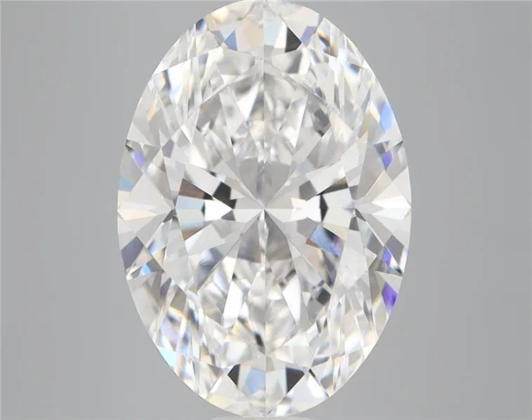 5.10ct Oval Lab Grown Diamond (Colour D, Clarity VVS2, IGI Certified)