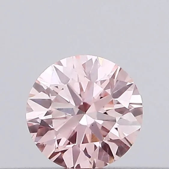 0.11ct Round Lab Grown Diamond (Colour Fancy Intense Pink, Clarity VS1, Cut VG, IGI Certified)