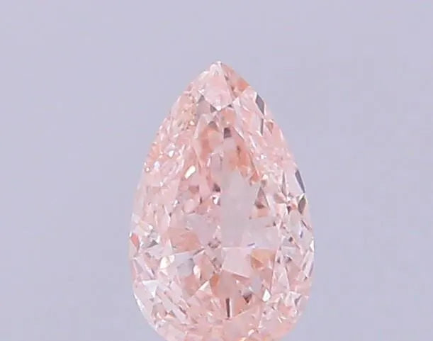 0.53ct Pear Lab Grown Diamond (Colour Fancy Light Pinkish Brown, Clarity SI2, IGI Certified)