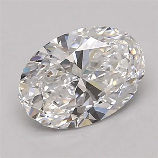 0.83ct Oval Lab Grown Diamond (Colour D, Clarity IF, Cut EX, IGI Certified)