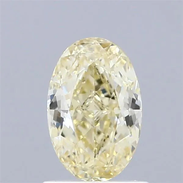 0.91ct Oval Lab Grown Diamond (Colour Fancy Light Yellow, Clarity VS1, IGI Certified)