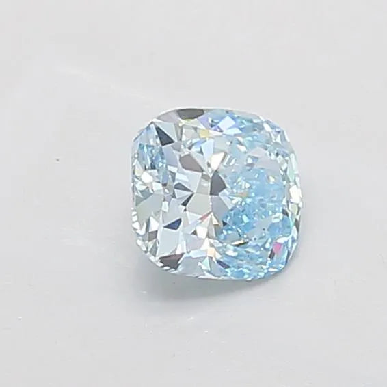 1.00ct Cushion modified Lab Grown Diamond (Colour Fancy Blue, Clarity VS1, IGI Certified)