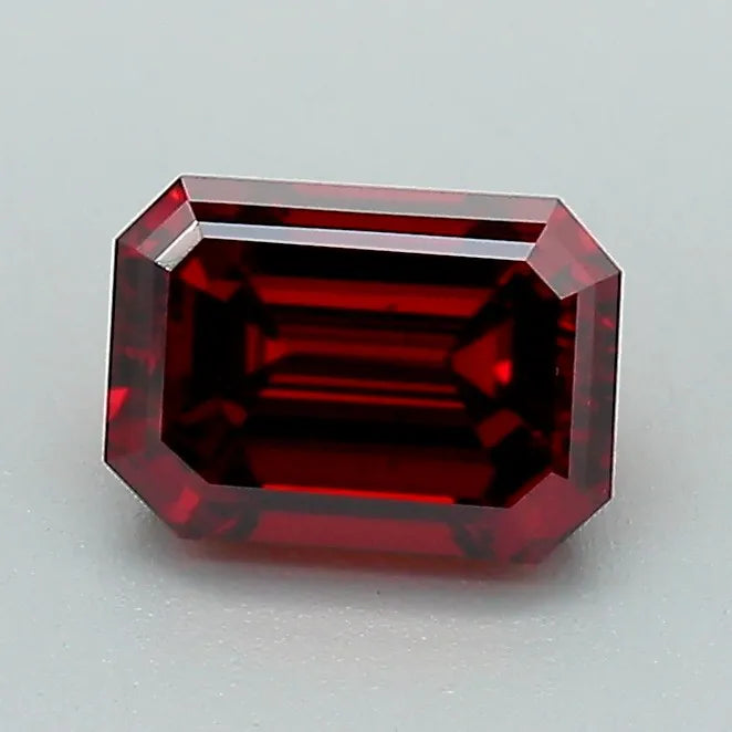 1.01ct Emerald Lab Grown Diamond (Colour Fancy Deep Orange, Clarity SI1, IGI Certified)