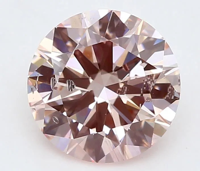 1.01ct Round Lab Grown Diamond (Colour Fancy Intense Pink, Clarity SI2, Cut EX, IGI Certified)