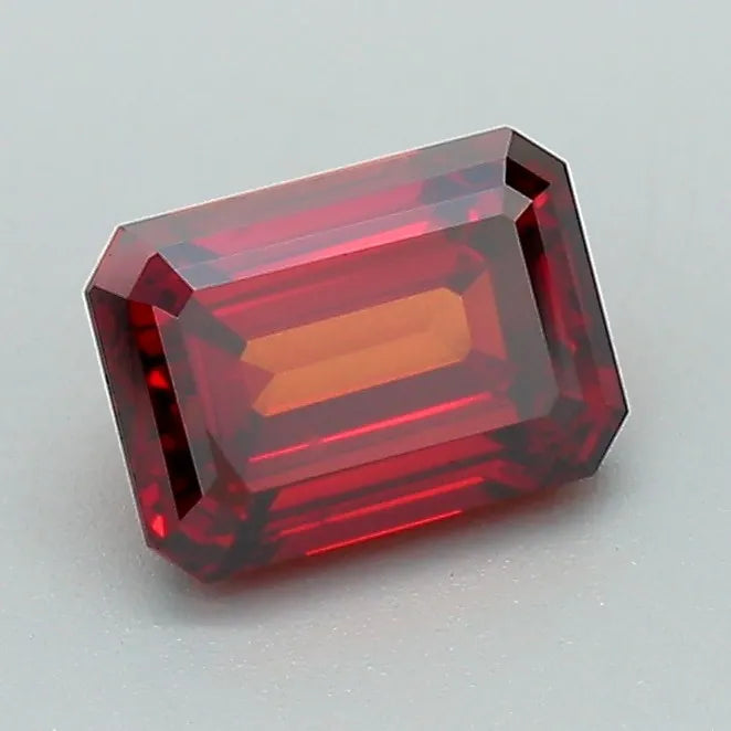 1.02ct Emerald Lab Grown Diamond (Colour Fancy Deep Orange, Clarity VS2, IGI Certified)