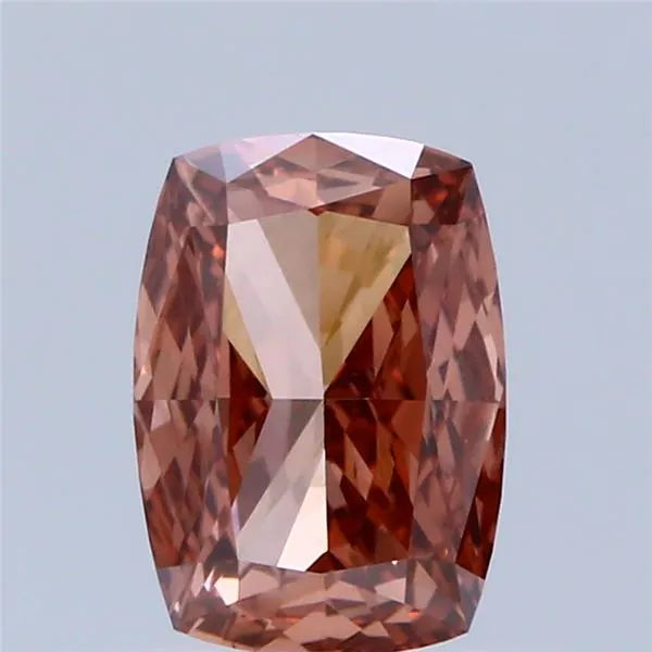 1.04ct Cushion modified Lab Grown Diamond (Colour Fancy Brown, Clarity VS1, IGI Certified)