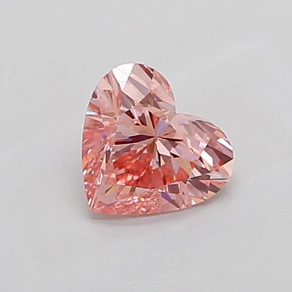 1.06ct Heart Lab Grown Diamond (Colour Fancy Vivid Pink, Clarity VVS2, IGI Certified)