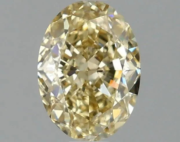 1.07ct Oval Lab Grown Diamond (Colour Fancy Intense Yellow, Clarity VS1, IGI Certified)