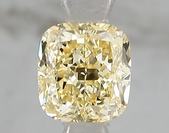 1.09ct Cushion modified Lab Grown Diamond (Colour Fancy Intense Yellow, Clarity VVS2, IGI Certified)