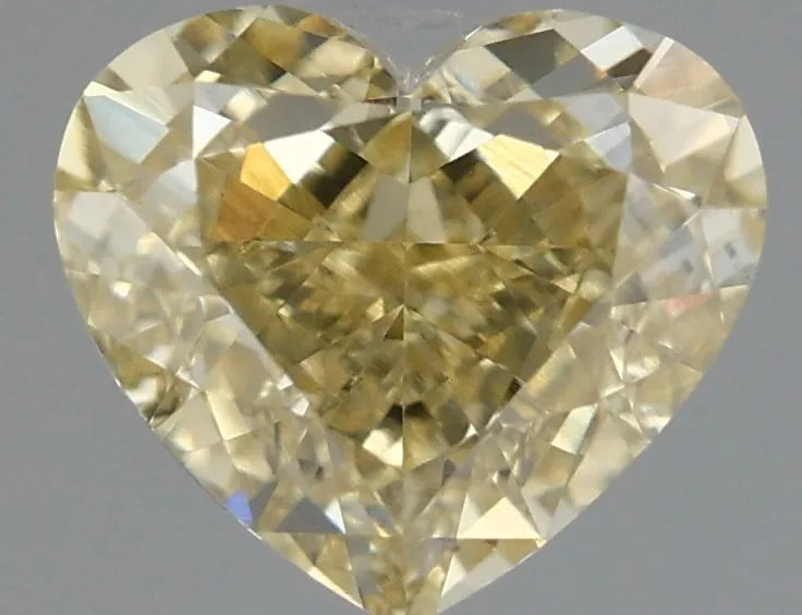 1.13ct Heart Lab Grown Diamond (Colour Fancy Yellow, Clarity VVS2, IGI Certified)