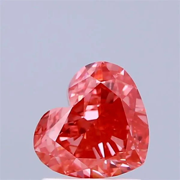 1.16ct Heart Lab Grown Diamond (Colour Fancy Vivid Pink, Clarity VS1, IGI Certified)