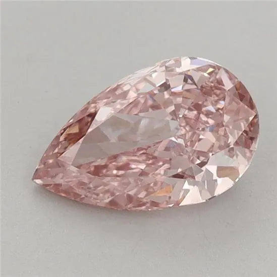 1.19ct Pear Lab Grown Diamond (Colour Fancy Vivid Pink, Clarity VS1, IGI Certified)