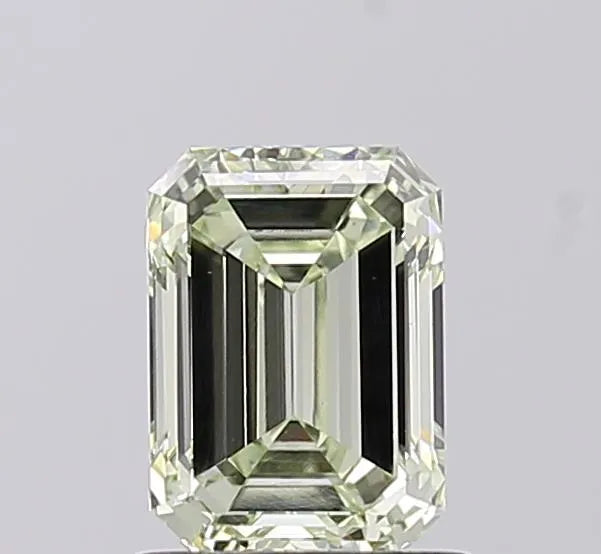 1.21ct Emerald Lab Grown Diamond (Colour Fancy Light Green, Clarity VS1, IGI Certified)