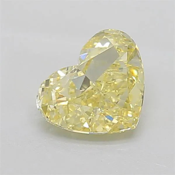 1.31ct Heart Lab Grown Diamond (Colour Fancy Yellow, Clarity VS1, IGI Certified)