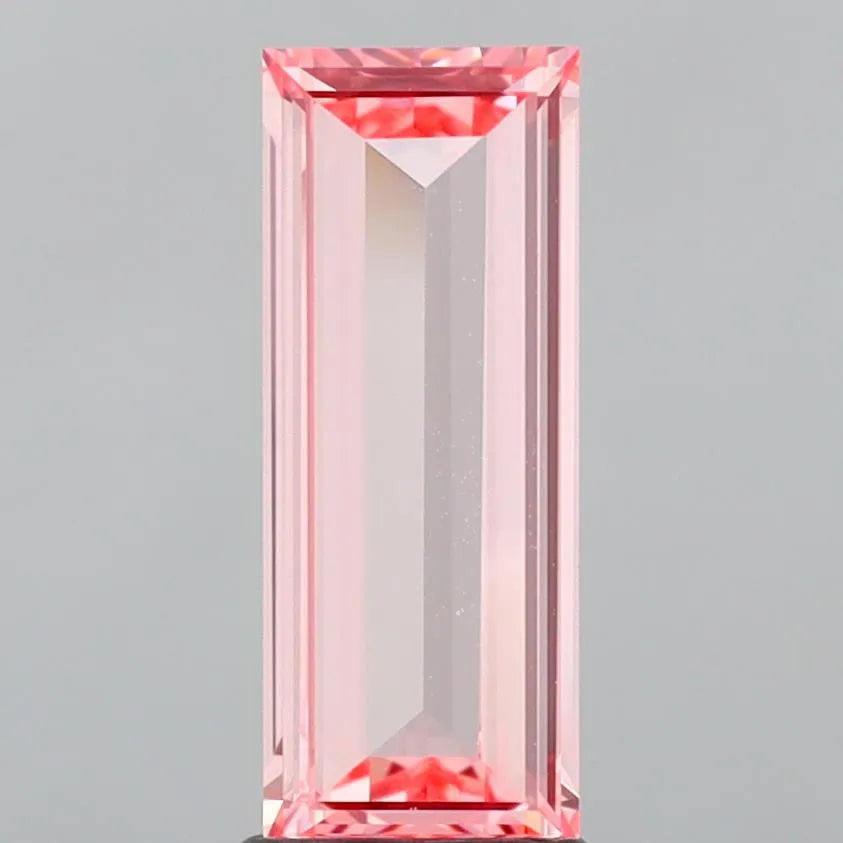 1.40ct Baguette Lab Grown Diamond (Colour Fancy Pink, Clarity VVS2, IGI Certified)
