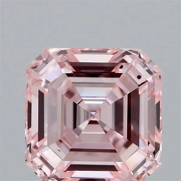 1.42ct Asscher Lab Grown Diamond (Colour Fancy Intense Pink, Clarity SI1, IGI Certified)