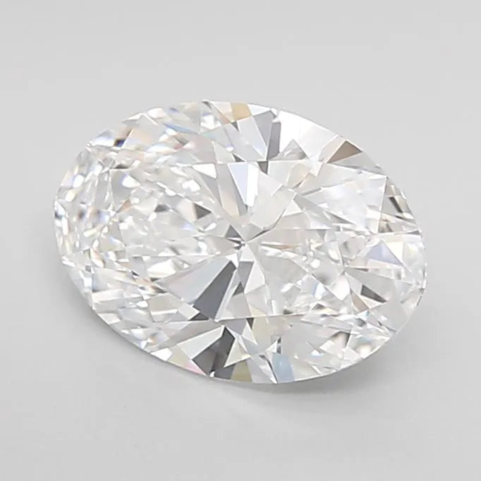 1.50ct Oval Lab Grown Diamond (Colour D, Clarity IF, Cut EX, IGI Certified)