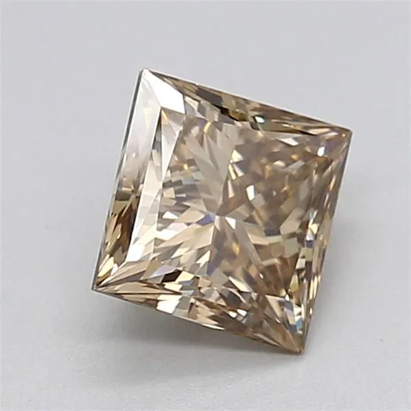 1.50ct Princess Lab Grown Diamond (Colour Fancy Brown, Clarity VVS1, IGI Certified)