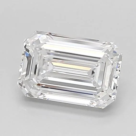 1.58ct Emerald Lab Grown Diamond (Colour D, Clarity IF, IGI Certified)