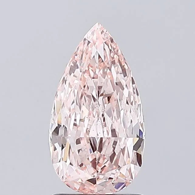 1.73ct Pear Lab Grown Diamond (Colour Fancy Intense Pink, Clarity SI1, IGI Certified)
