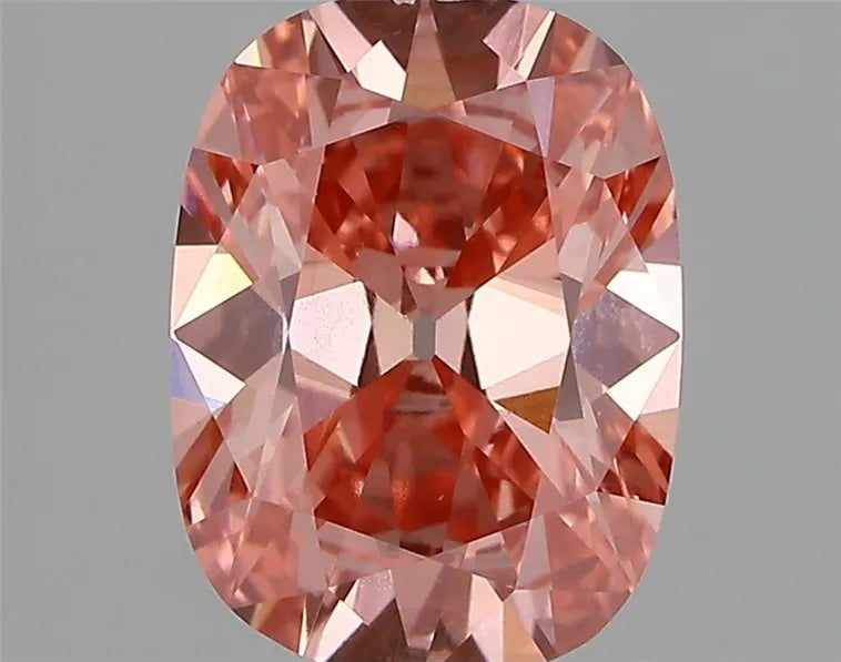 1.75ct Cushion modified Lab Grown Diamond (Colour Fancy Vivid Pink, Clarity VVS2, IGI Certified)